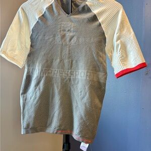 Compressport Biking Gray and White Shirt